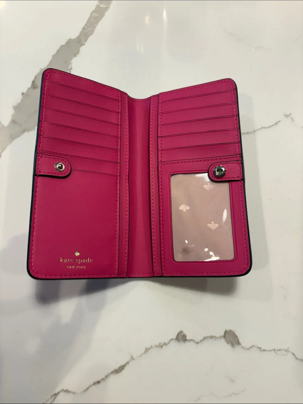 Kate Spade Hot Pink Leather Wallet